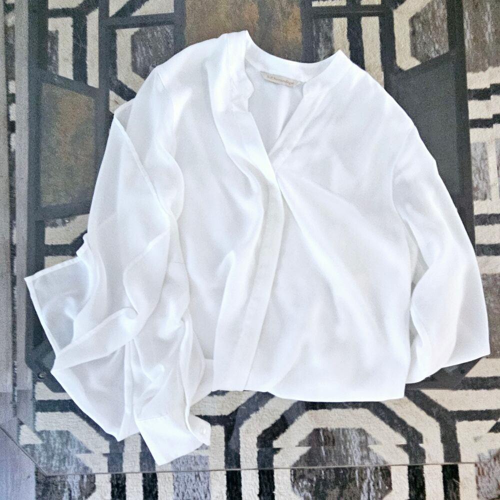 Women's Soft Surroundings White Button Up 1 Size Fits All - Picture 5 of 5
